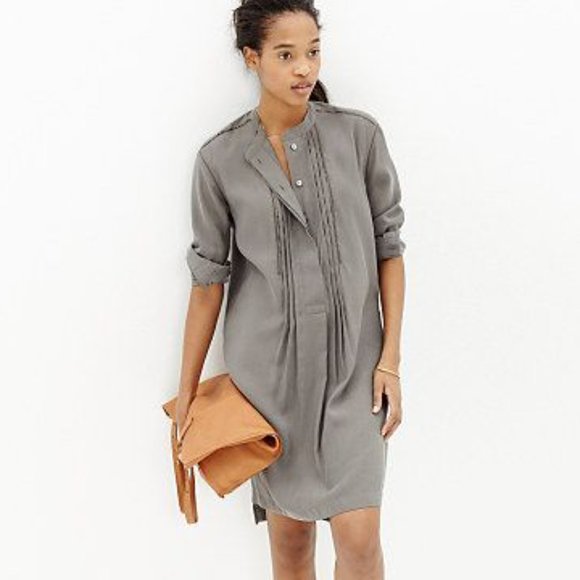 Madewell Tunic Dress in Olive Green Modal Blend, Sz S, EUC - Picture 6 of 12